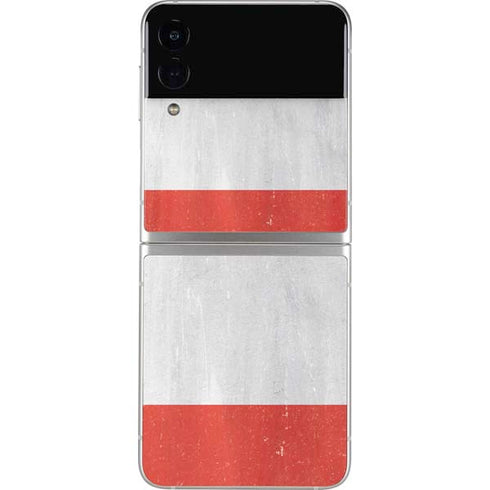 Italy Flag Distressed Galaxy Z Flip3 5G Skin